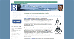 Desktop Screenshot of conflicthealing.com