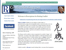 Tablet Screenshot of conflicthealing.com